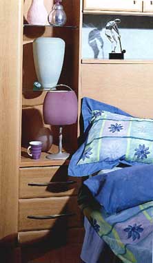 Bedroom , Avesta tall bedside unit