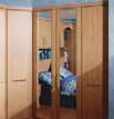 Bedroom , Avesta tall wall units with mirrors
