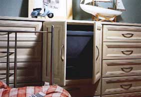 Bedroom , Muirfield chest and T.V. storage units