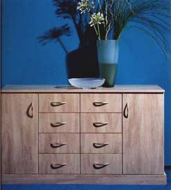 Bedroom , Treviso low storage unit